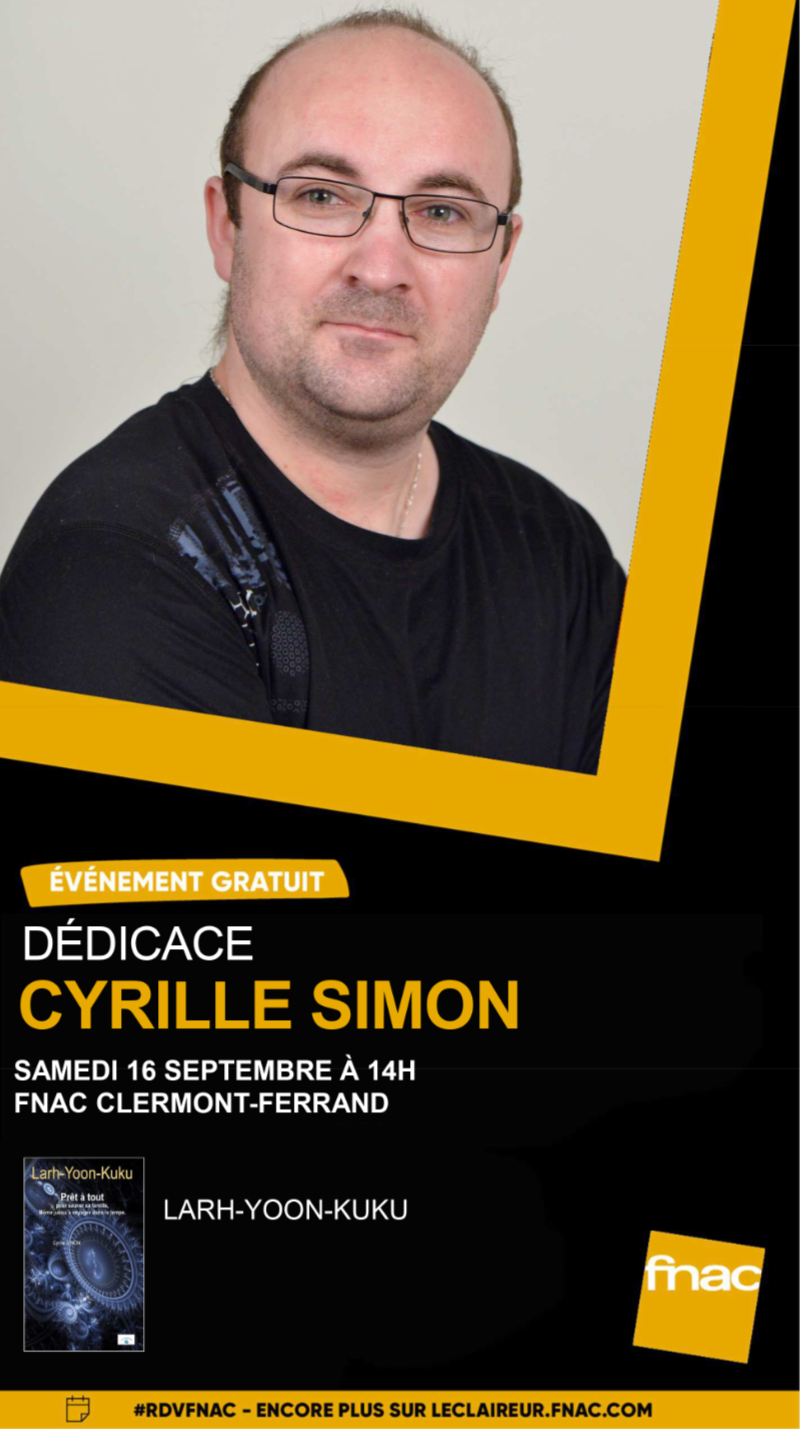 CYRILLE SIMON SIGNE À LA FNAC