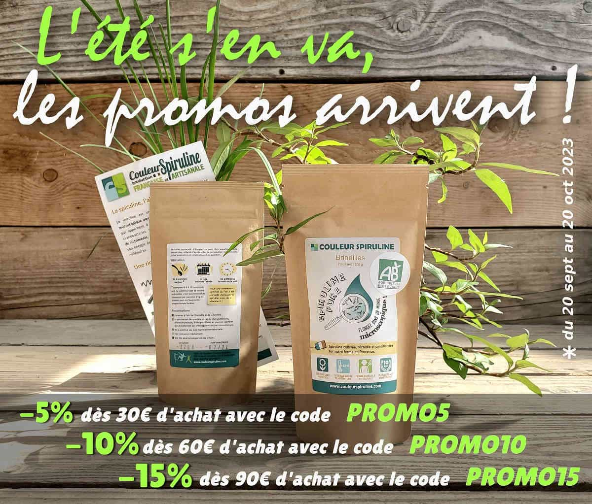 Spiruline bio en promo !