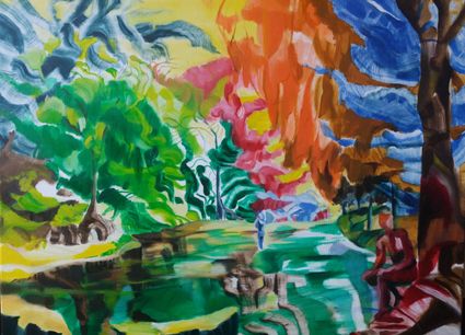 Parc Josaphat 8
Huile sur Lin - 60 x 80 cm
2023/390