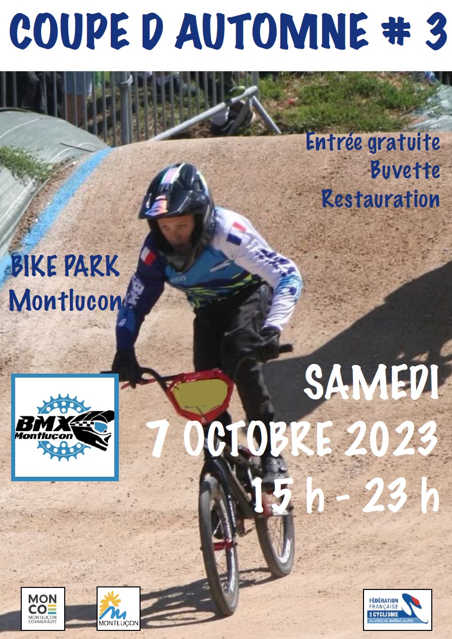 INVITATION COUPE D'AUTOMNE MONTLUCON 7 OCTOBRE 2023