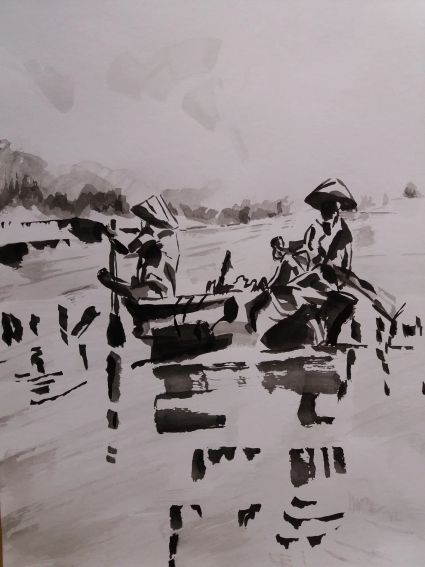 Vietnam
Encre de Chine sur papier A4
2023/80