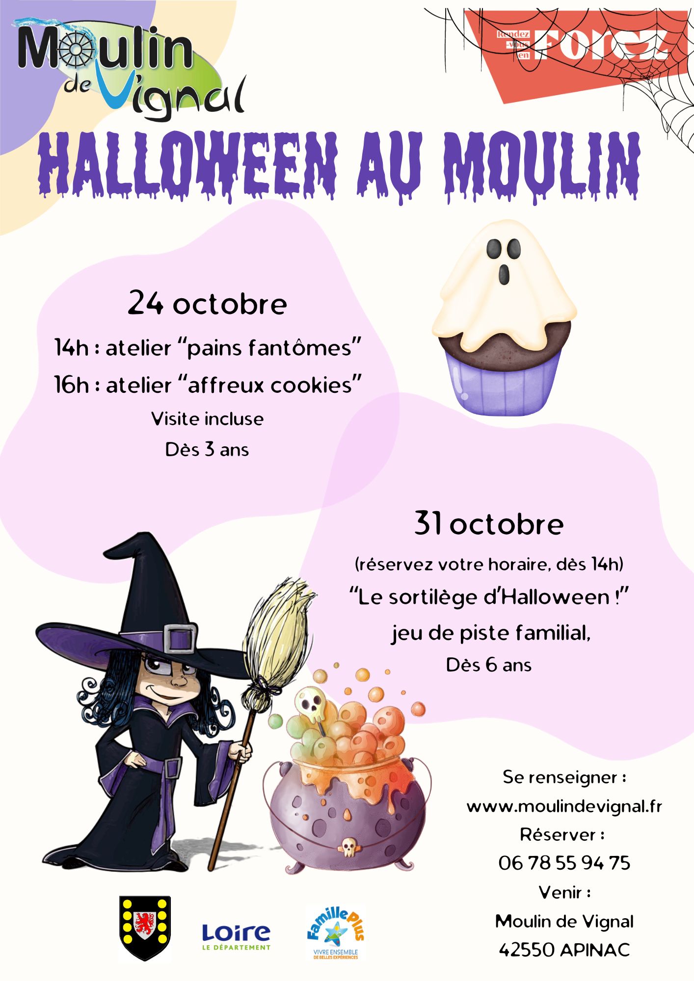 Halloween moulin de vignal, activités pour halloween