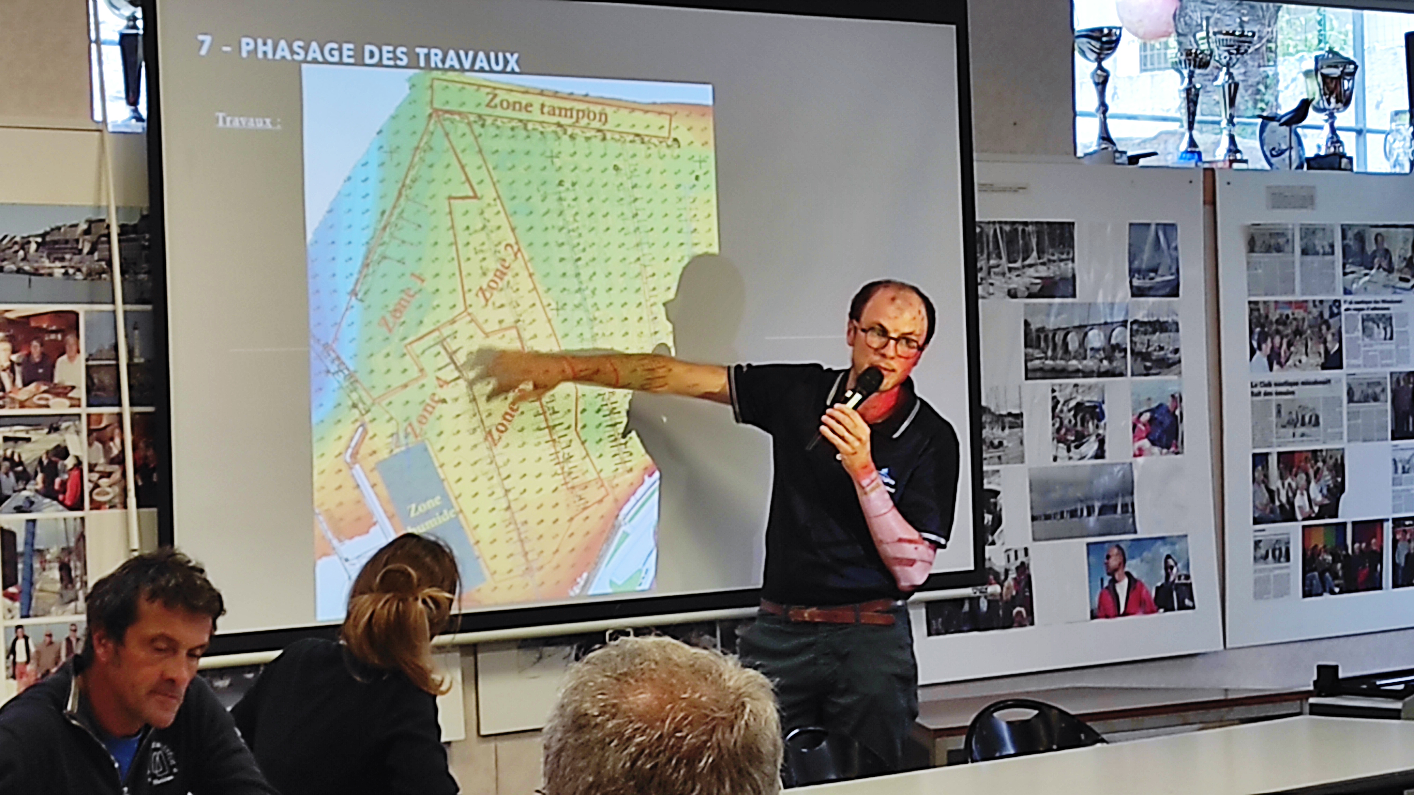 Réunion d'information sur le dragage de Sainte Catherine