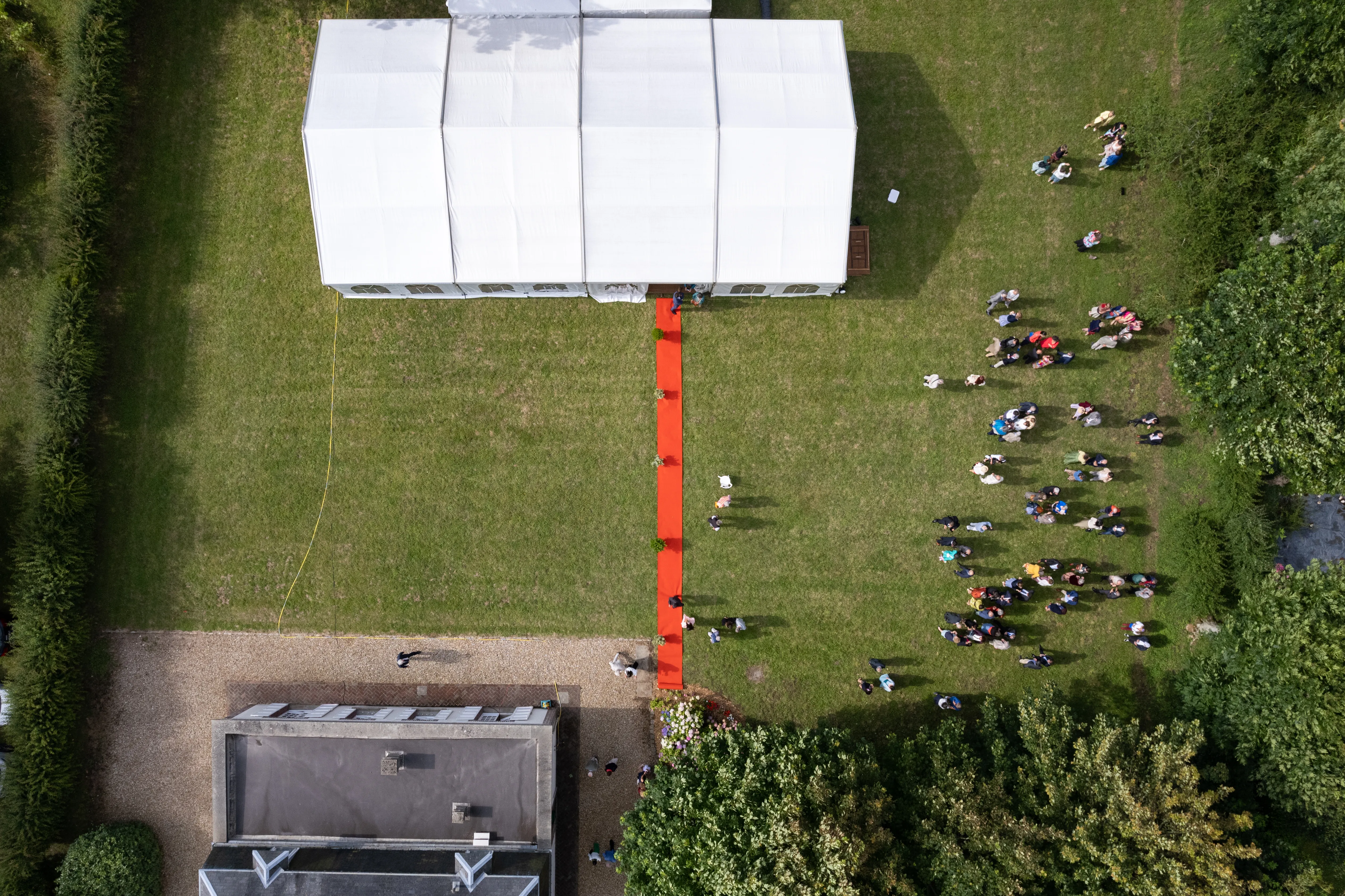 Photo mariage drone