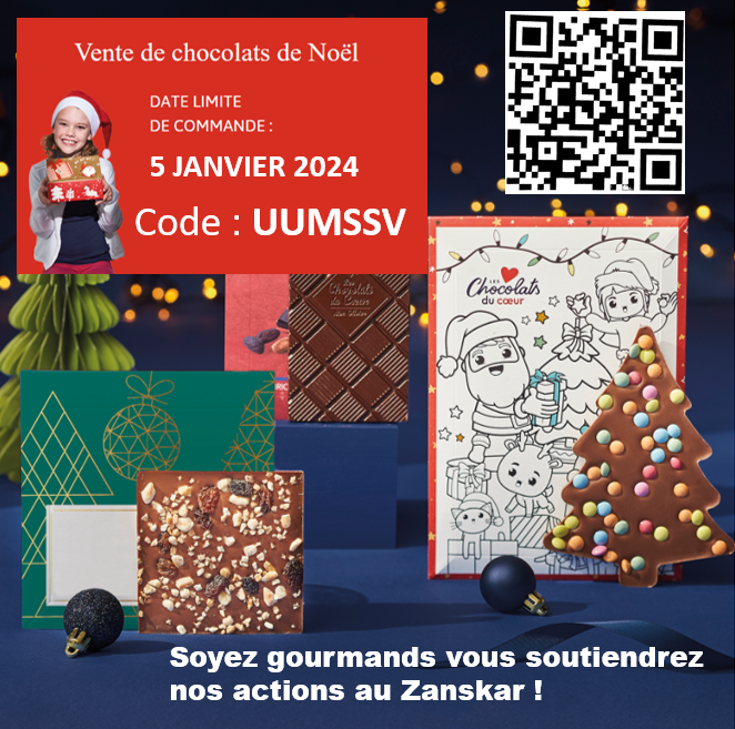 CHOCOLATS SOLIDAIRES POUR LE ZANSKAR