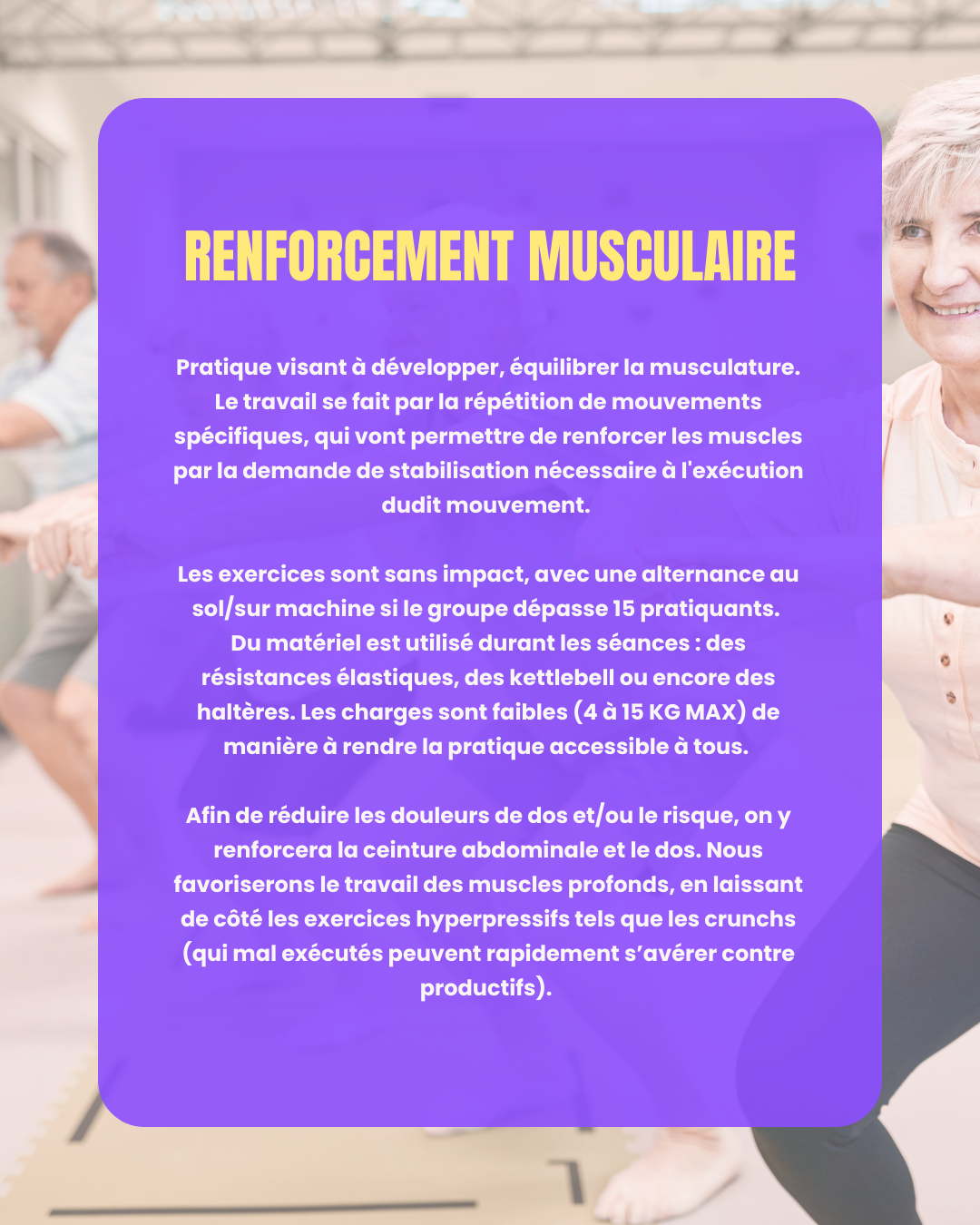Renforcement musculaire
