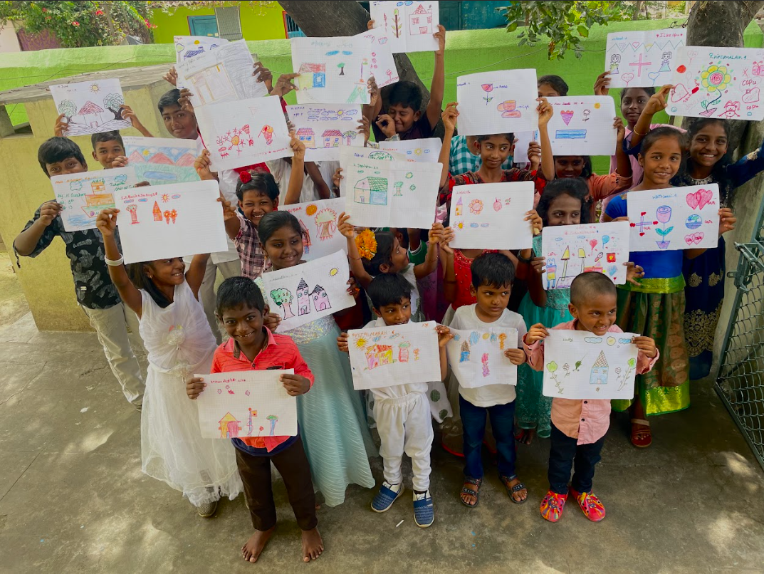 Photos-enfants-avec-dessins
