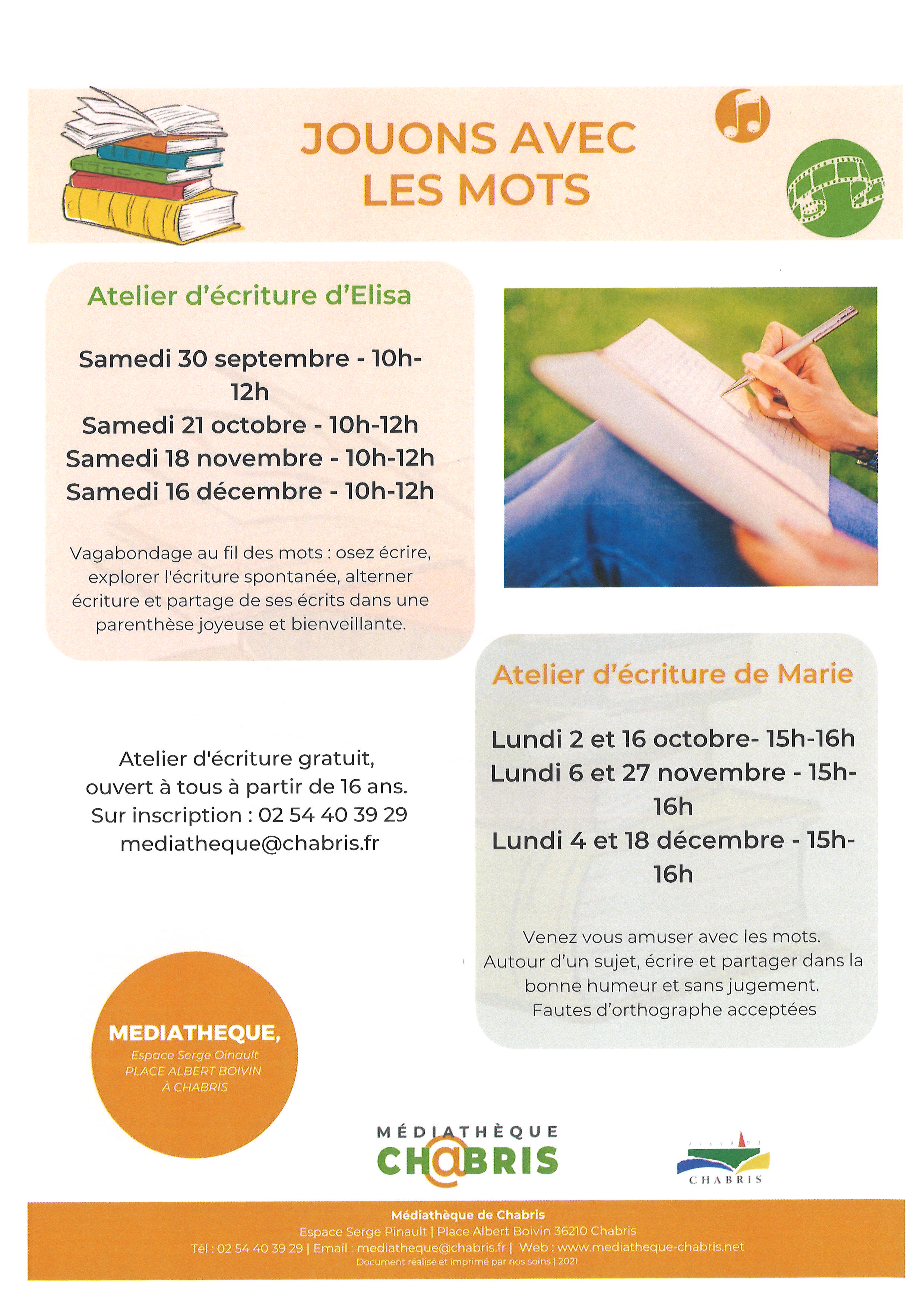 Jouons avec les mots à la médiathèque