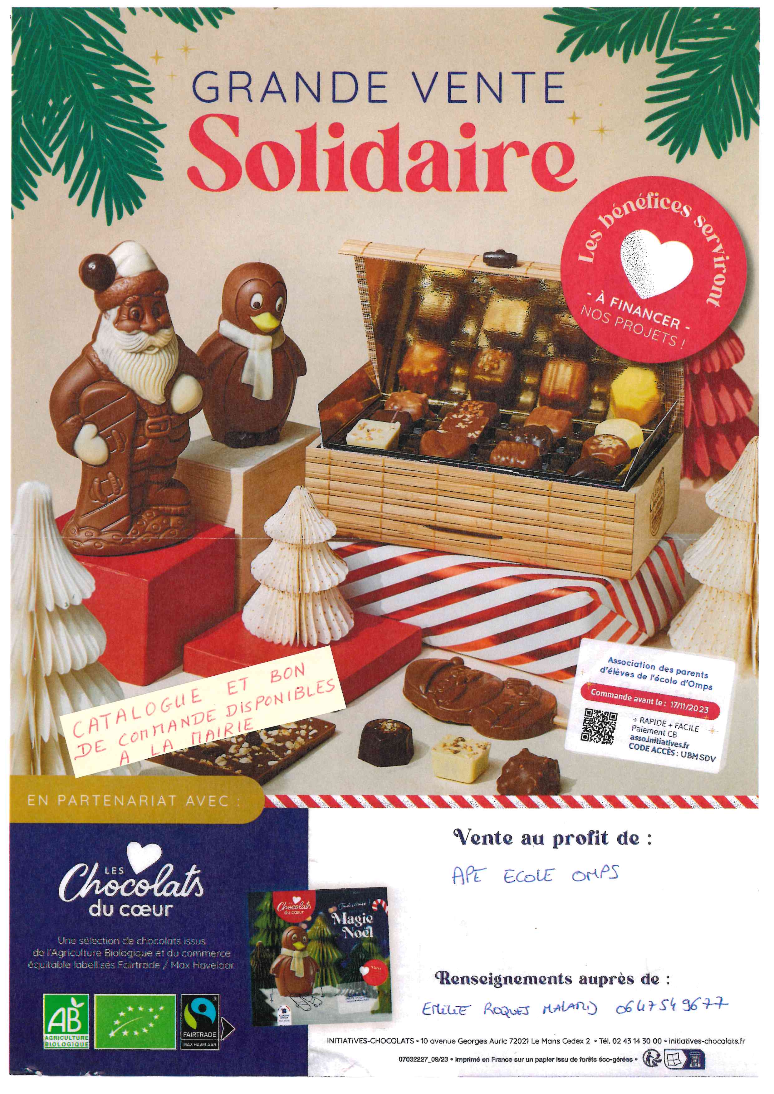 GRANDE VENTE SOLIDAIRE