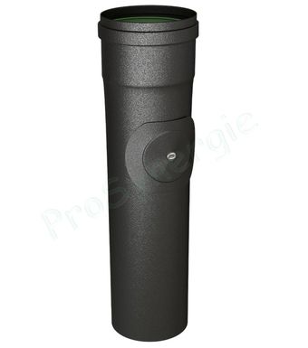 Tuyau-email-noir-mat-lg-33-cm-avec-trappe-de-visite-joint-viton-vert-poele-a-pellets