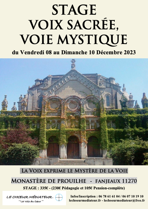 Stage voix sacre e voie mystique 12 2023