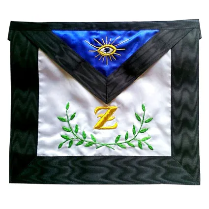 Satin masonic apron aasr 4th degree acacia 1089x