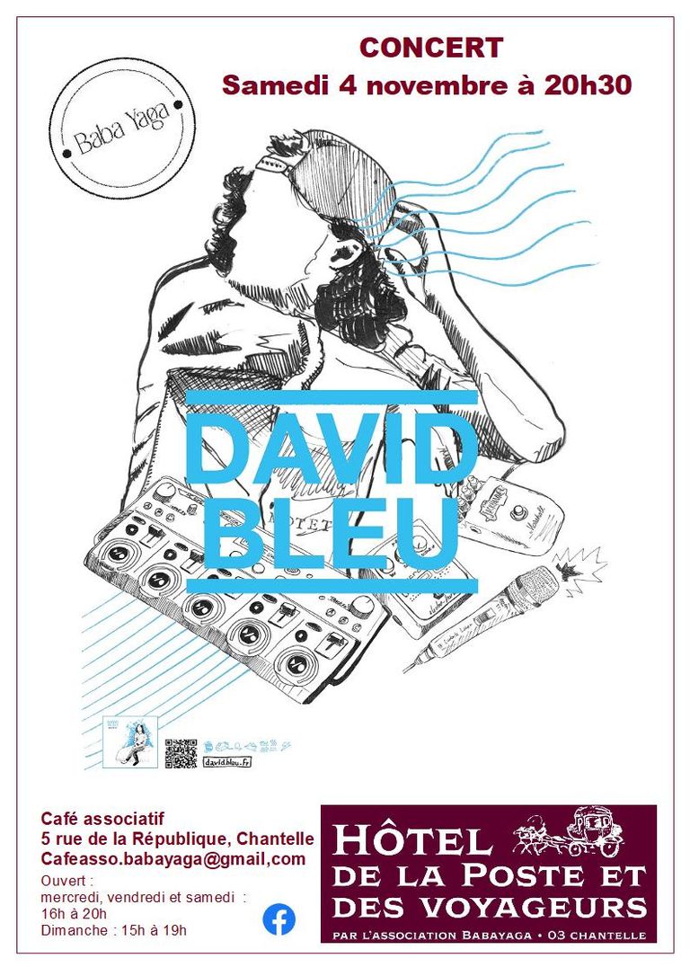 Concert david bleu 04 11 2023 20h30