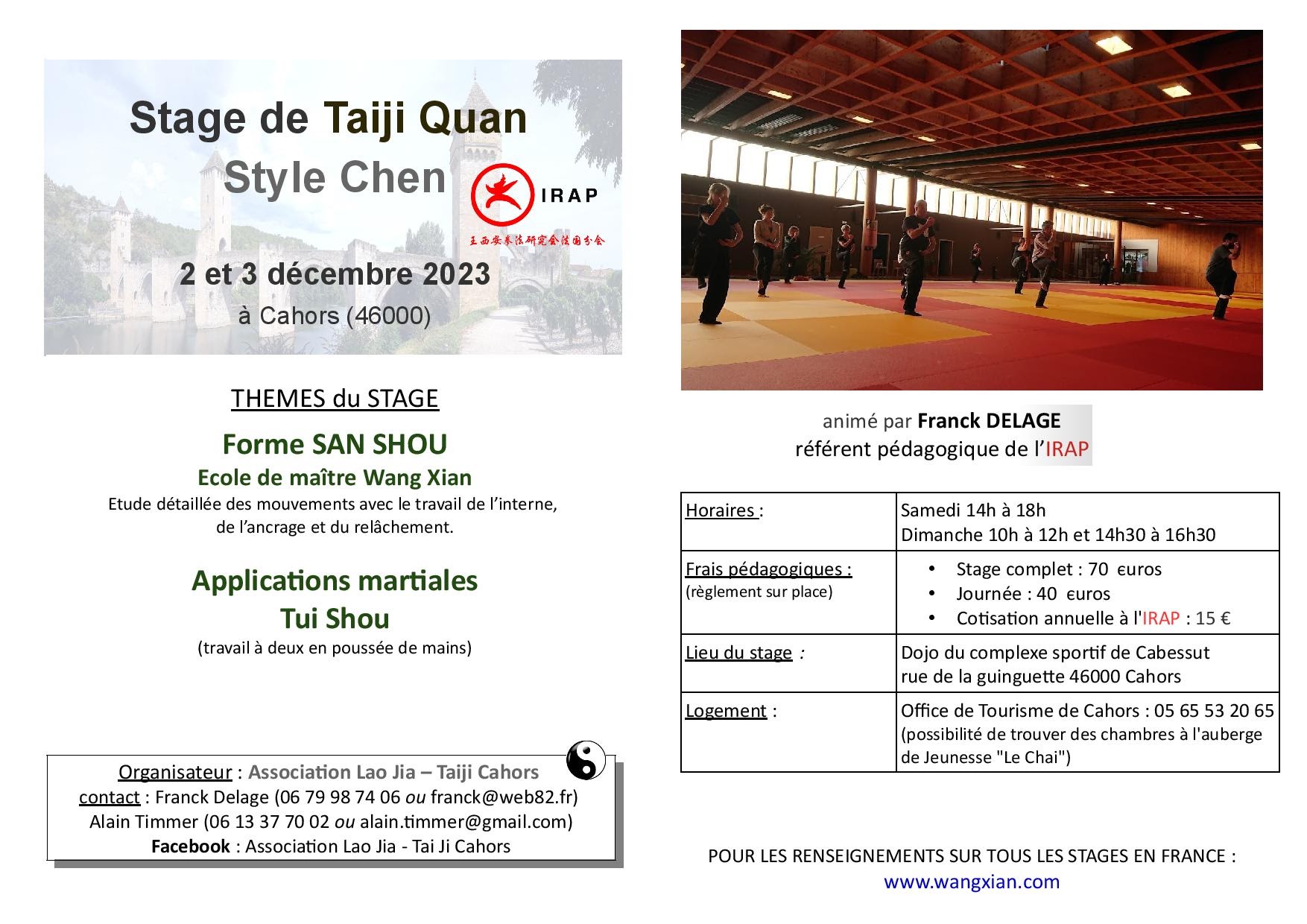 20231202 Stage Sanshou Cahors