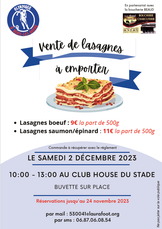 Vente-de-lasagnes