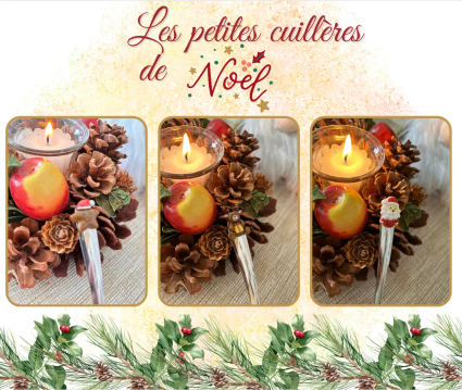 Petites cuillères de Noël