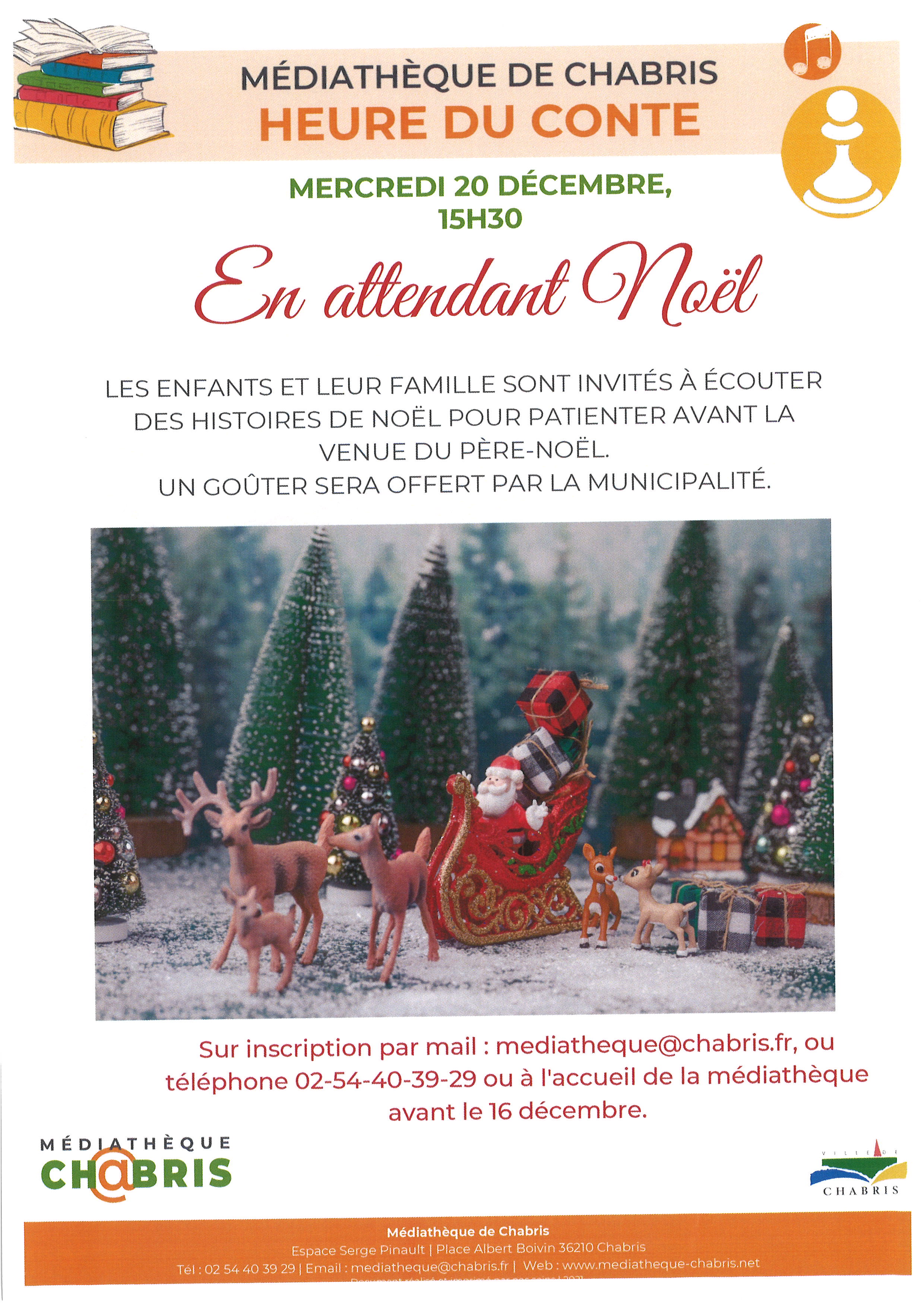 En attendant Noel : l'heure du conte