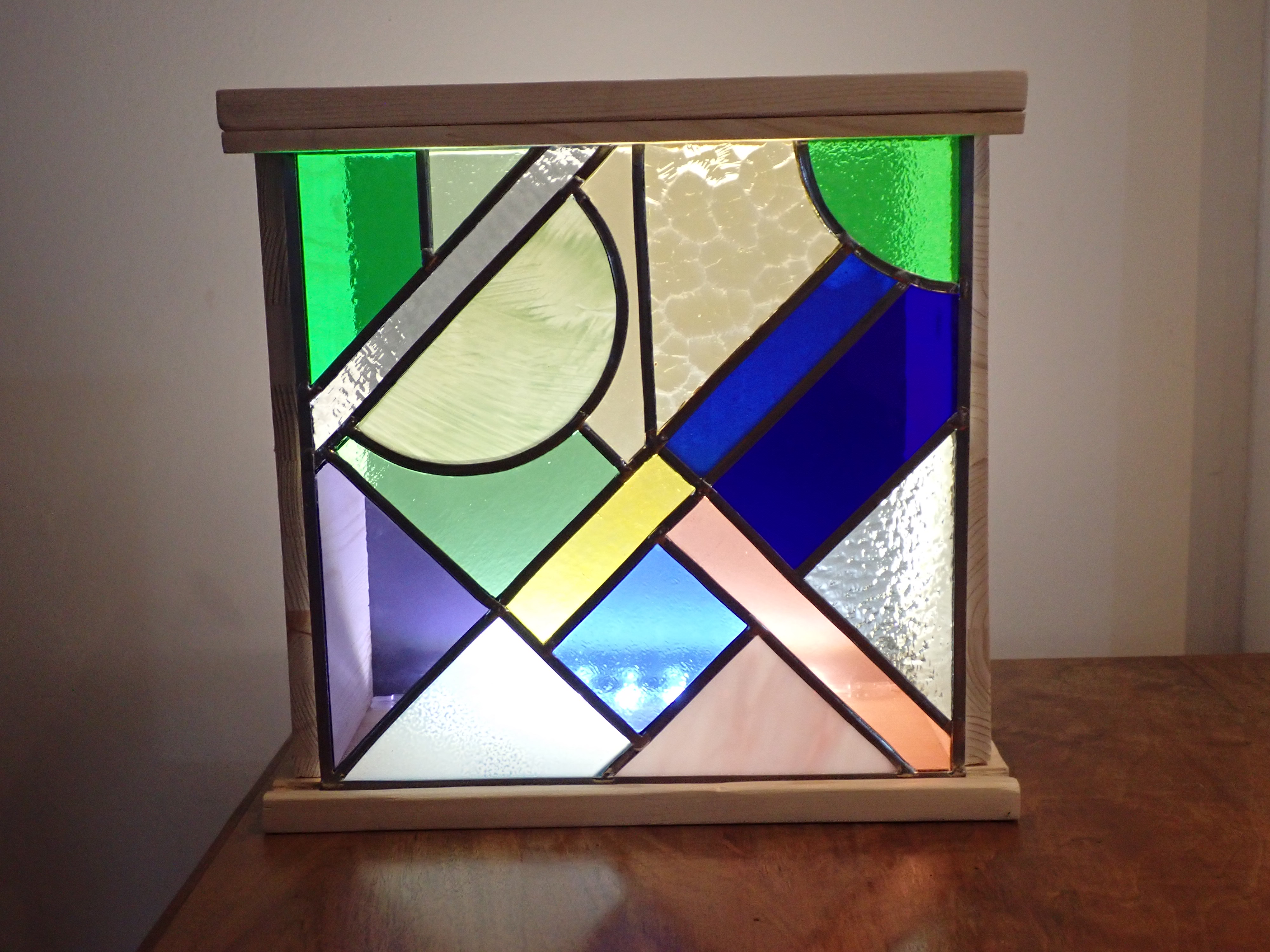20 caisson lumineux vitrail plomb la dame de verre montelimar france