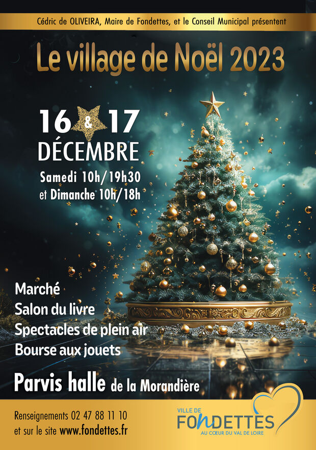 Fondettes-affiche noel 2023 