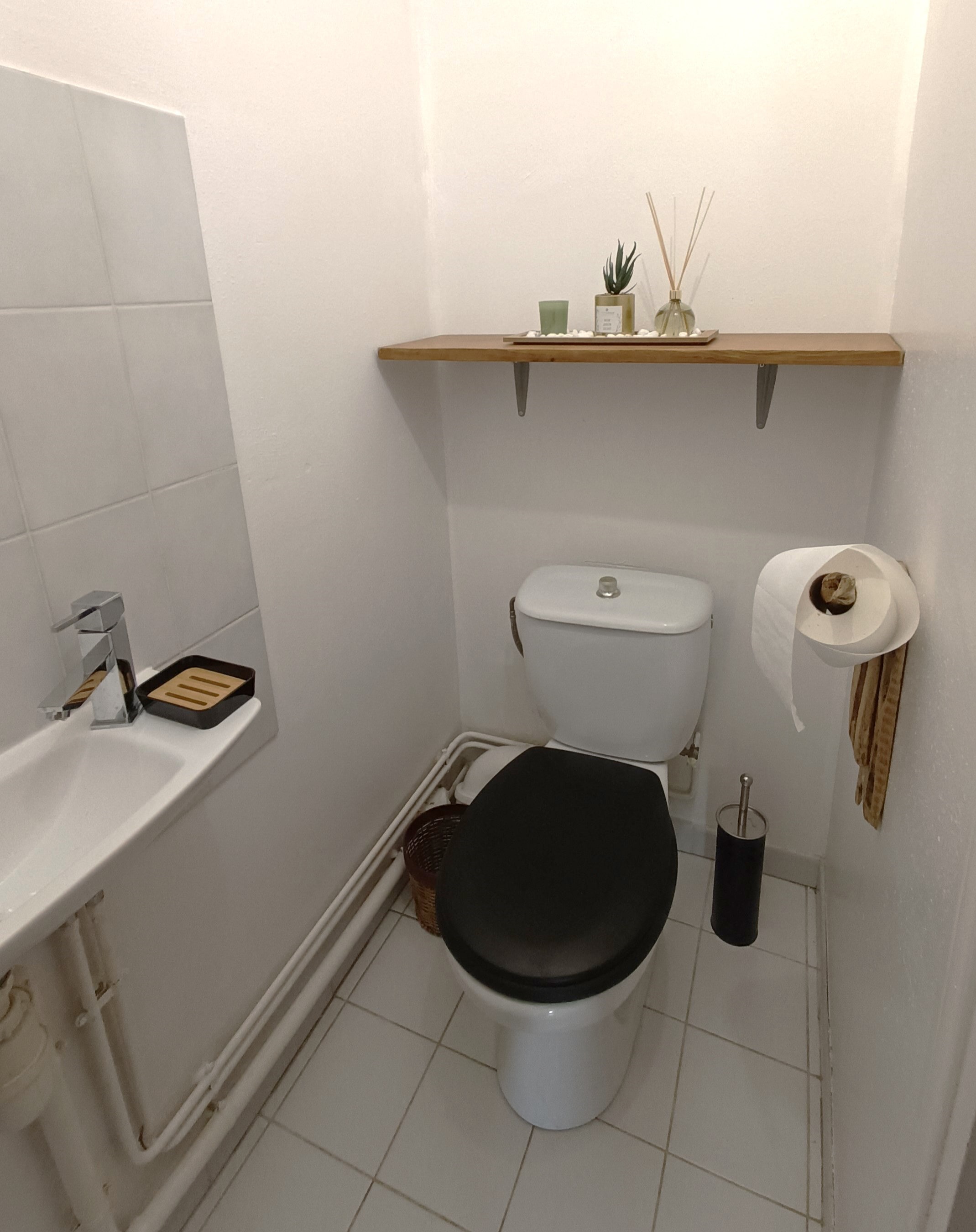Toilettes separees gite