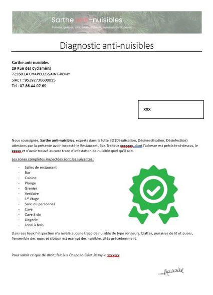 Diagnostic-anti-nuisible