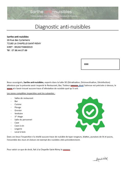 Diagnostic-anti-nuisible