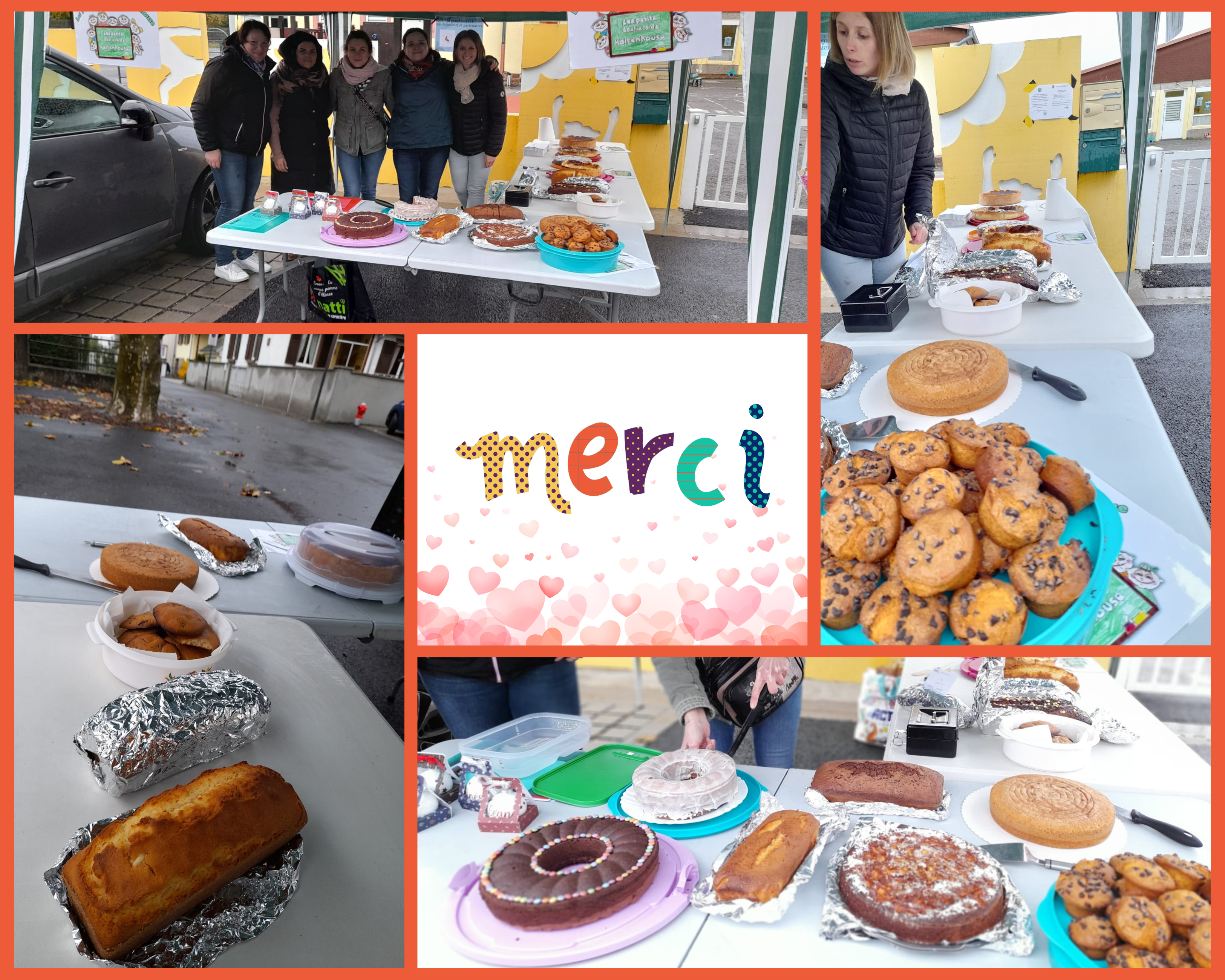 Vente de gâteaux 17/11/2023