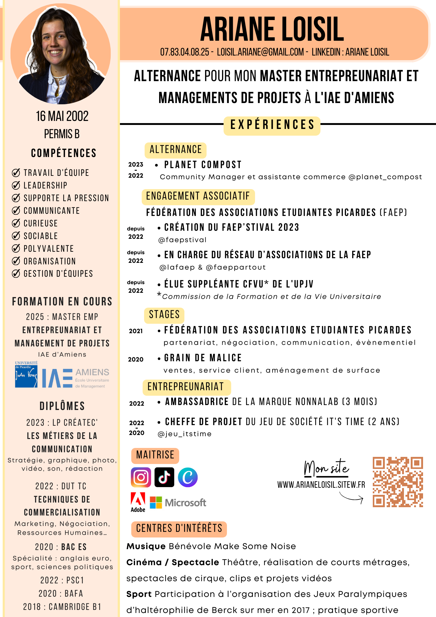Cv-ariane-loisil