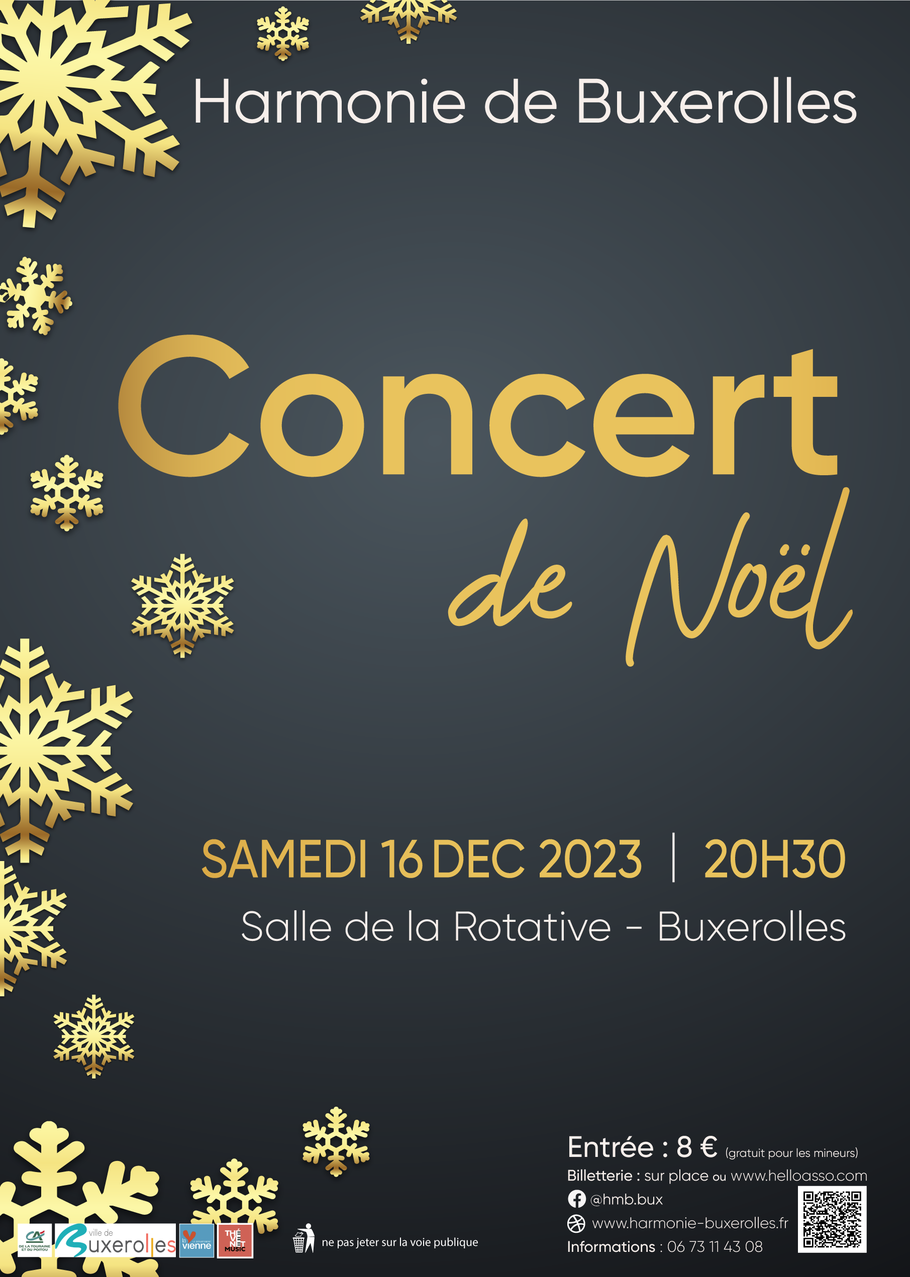 Affiche concert de noel