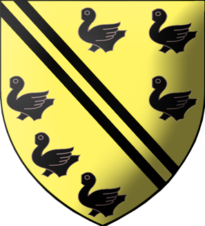 Blason sexcles estampe