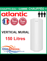 Johan Paladin installe chauffe-eau vertical Atlantic 150 litres 