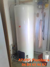 Installation du chauffe-eau vertical Atlantic 300 litres avec groupe de sécurité et son prix 