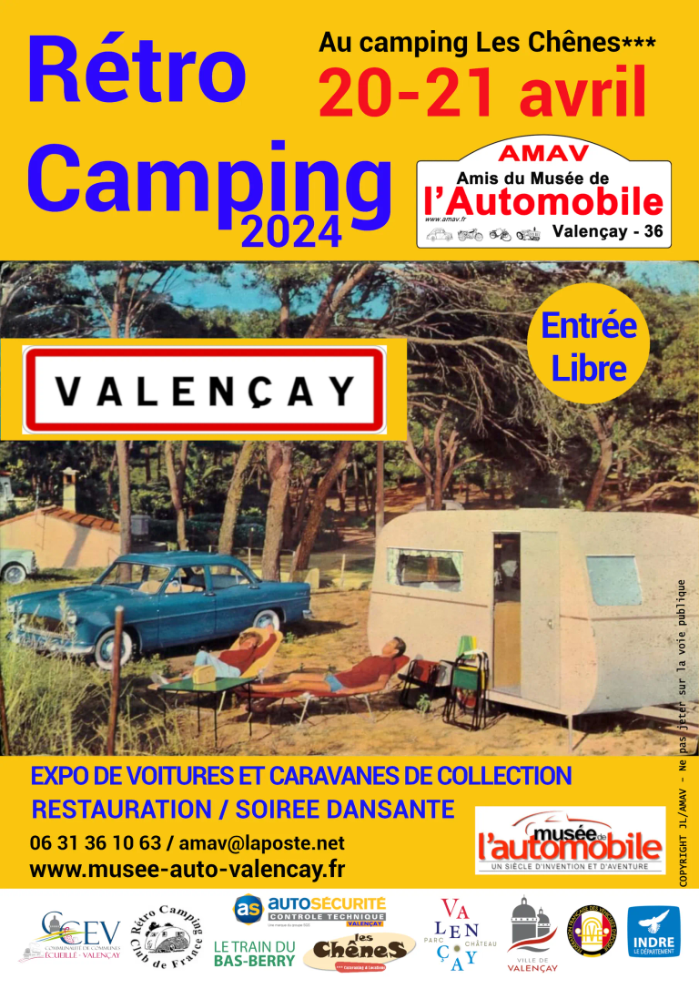 Retro camping 20 21 04 2024 amav musee auto valencay
