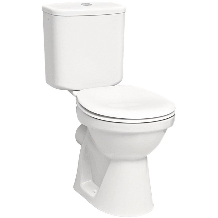 Johan Paladin se charge de la pose de WC céramique mécanisme 3/6 l