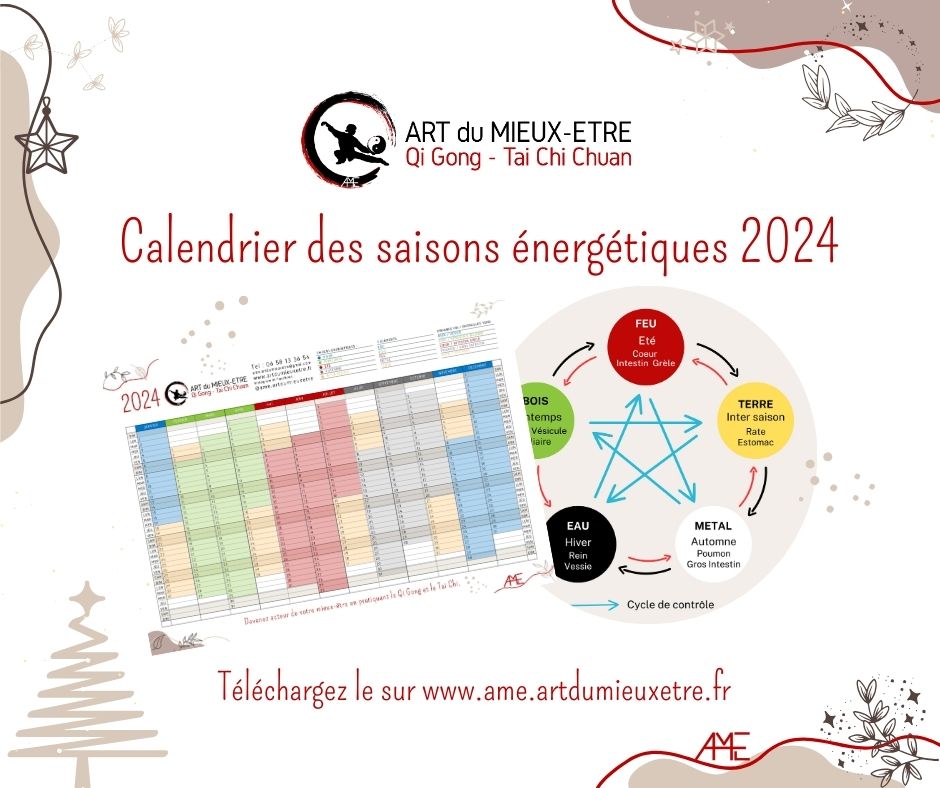 Le Calendrier des Saisons Énergétiques Chinoises 2024