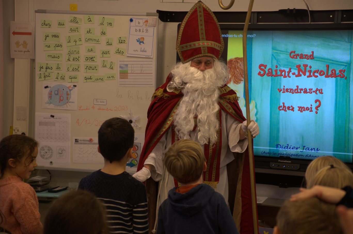 Saint Nicolas dans les écoles !