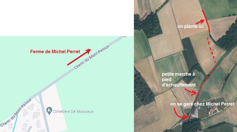 Plantation samedi 16 décembre - plateau de Parcieux - 9h