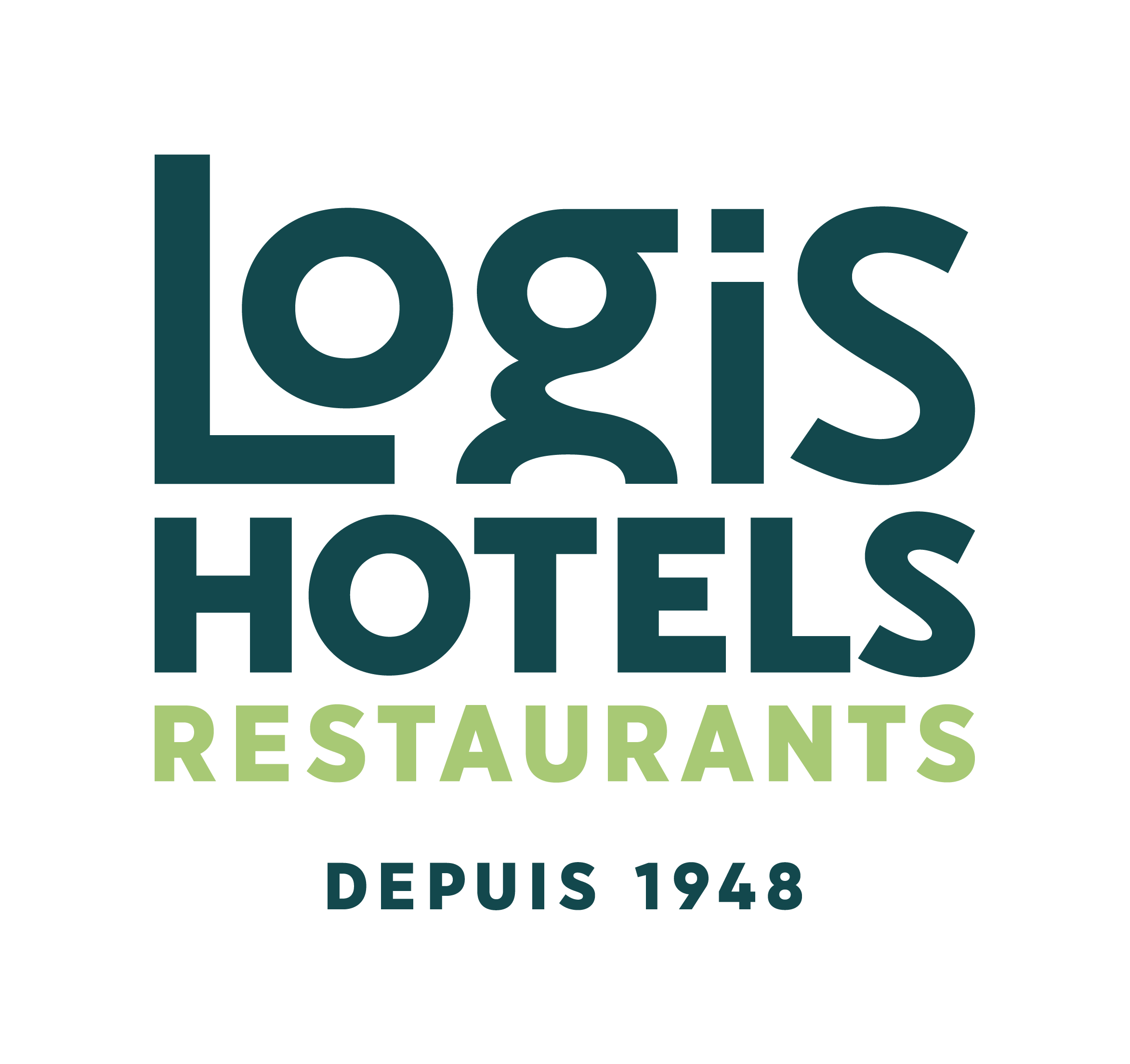 Logis hotels restaurants depuis 1948 logotype execute positif rvb