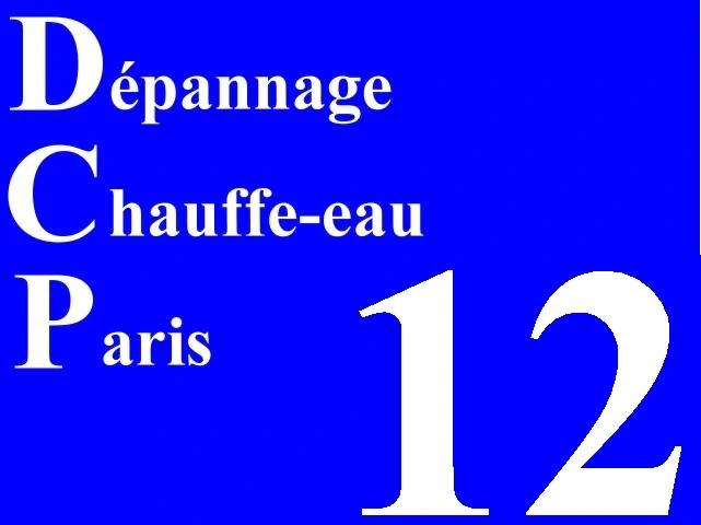 Logo dépannage chauffe-eau Paris 12