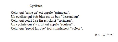 Cyclistes