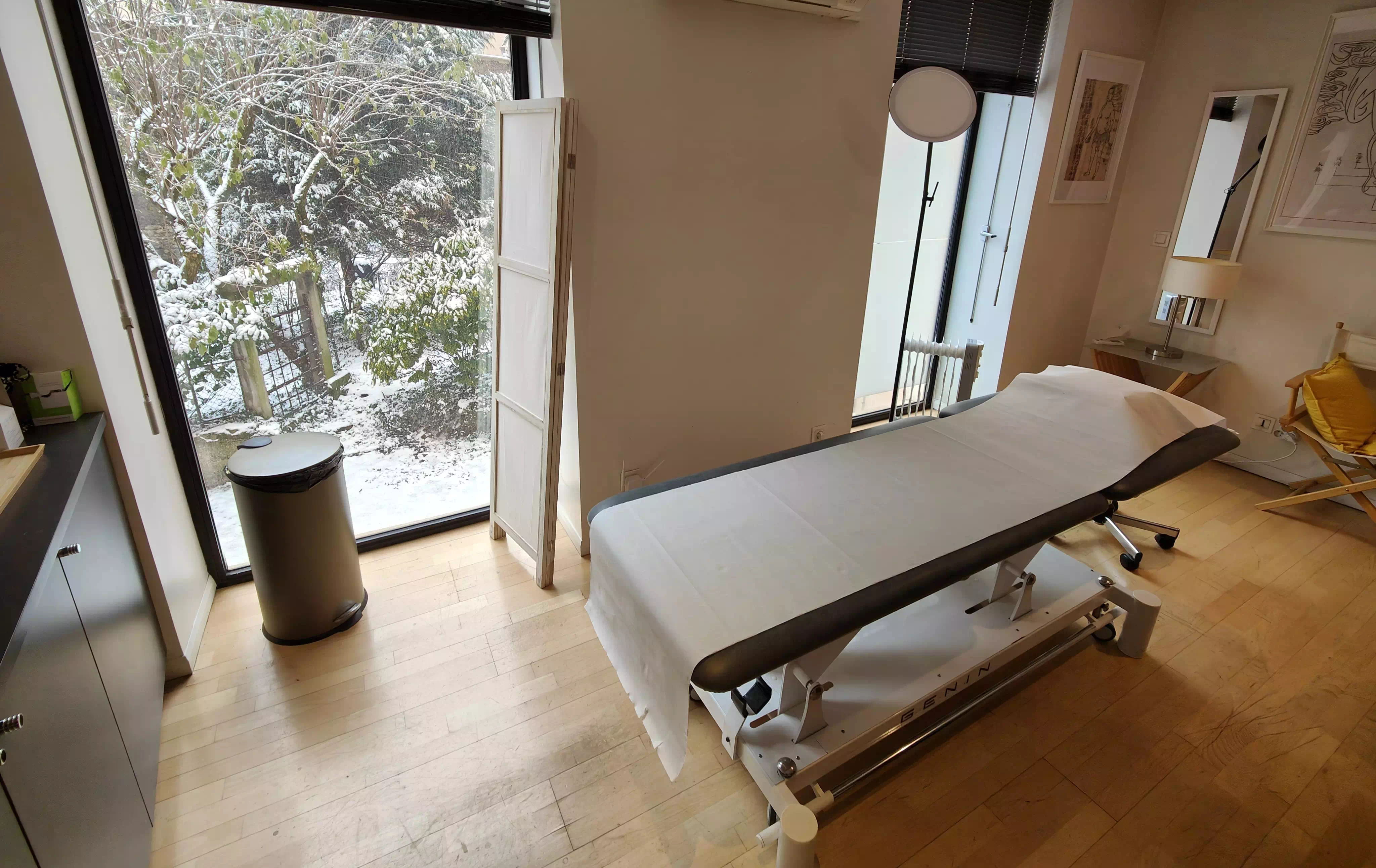 Le Cabinet de Médecine Traditionnelle Chinoise, Lyon 4e, à la Croix Rousse, en hiver