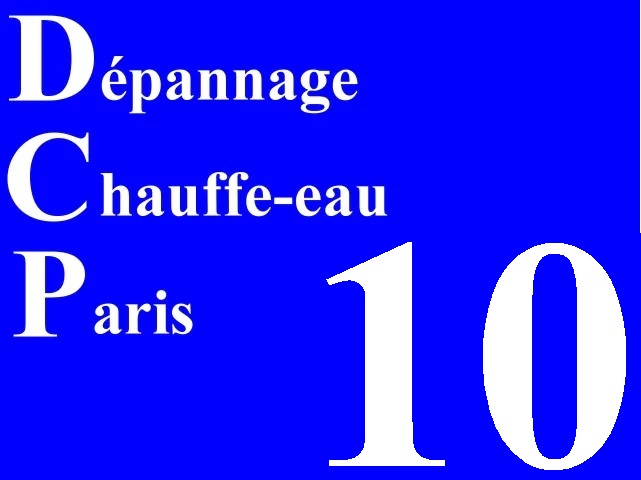 Logo dépannage chauffe-eau Paris 10