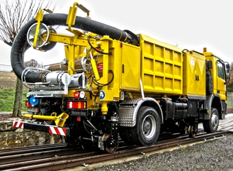Aspiratrice rail-route