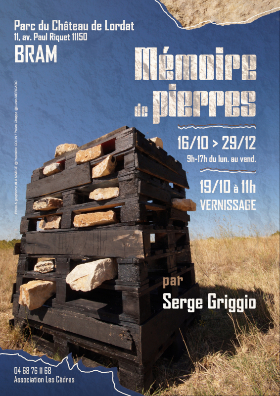 Affiche memoire pierres griggio