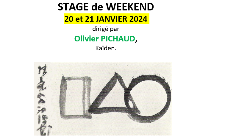 Stage du 20 et 21 janvier 