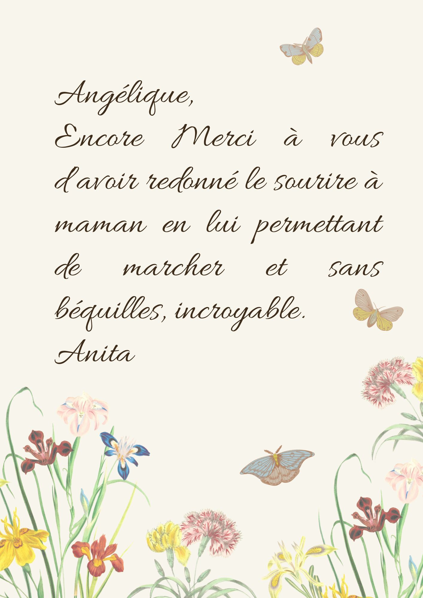 Marche sans bequilles