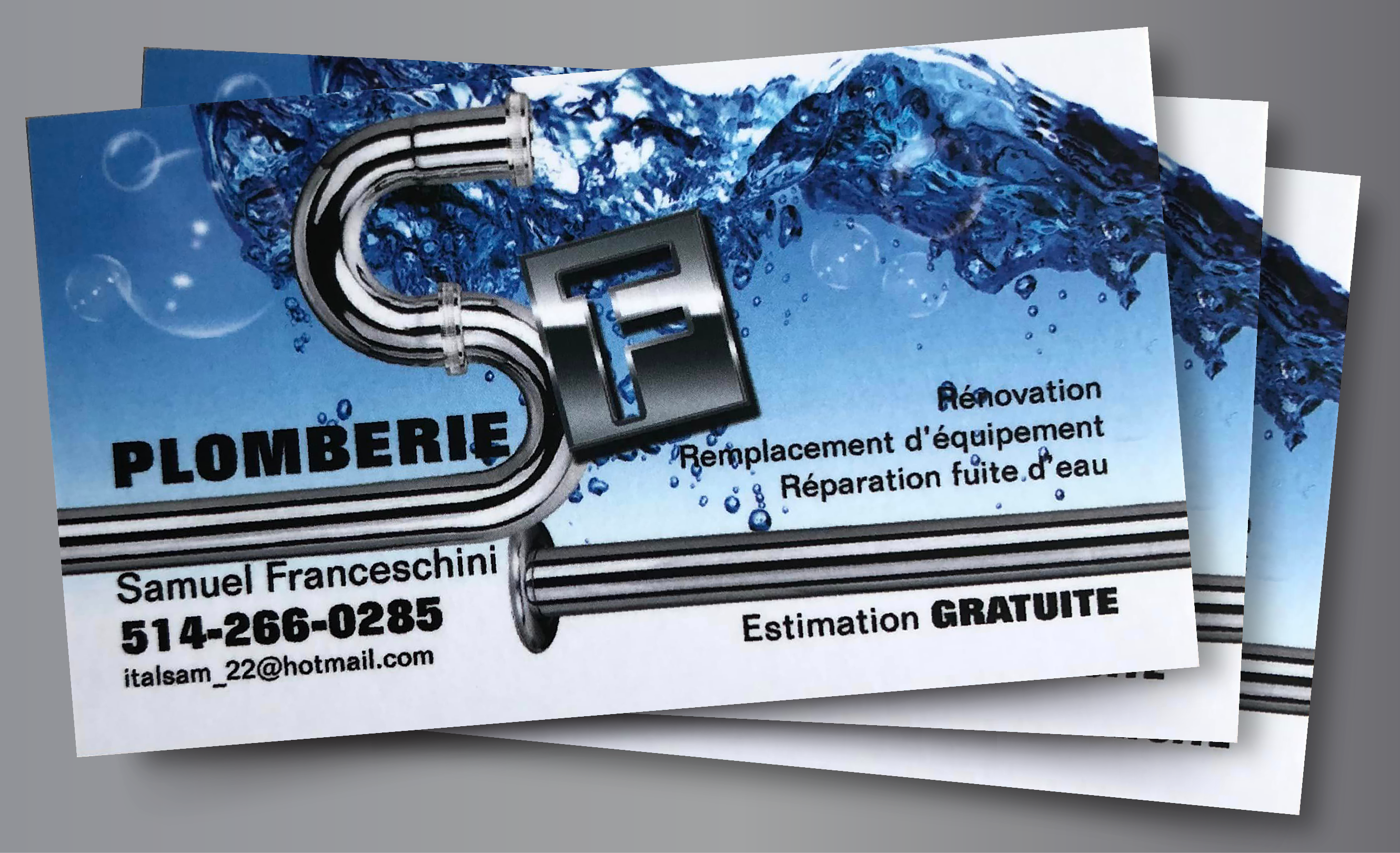  carte d affaires plomberie sf 01