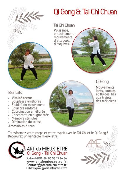 qi gong et tai chi - bienfaits de la pratique du Qi Gong et du Tai Chi - points communs du qi gong et du tai chi