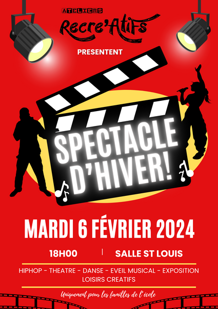 SPECTACLE DES ATELIERS RECREA'TIFS