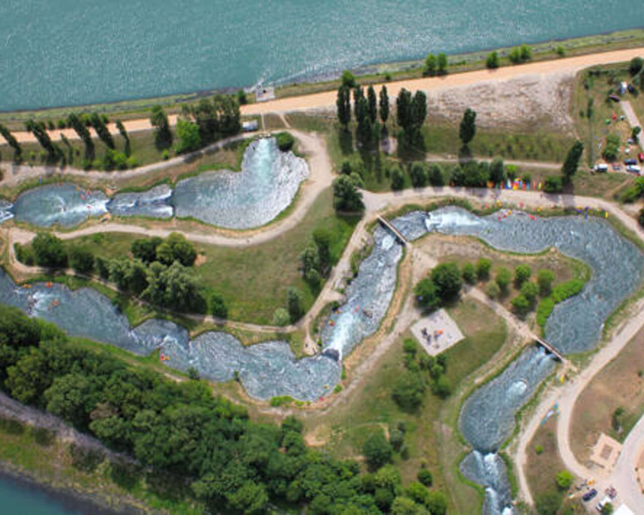 Bassin vu drone